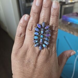 Purple Mojave Statement Ring